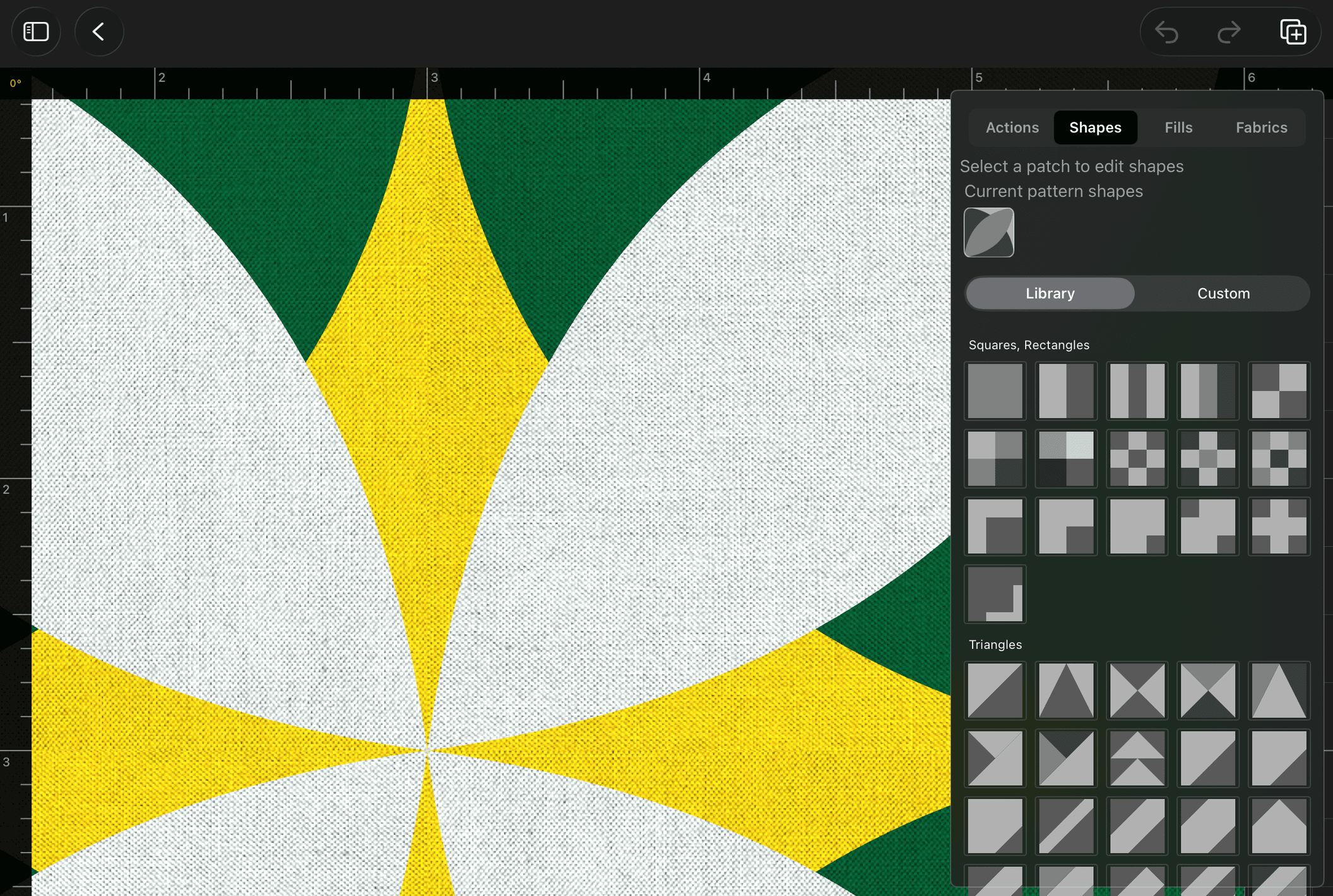 Close up showing fabric texture for imported Kona Solids Colors
